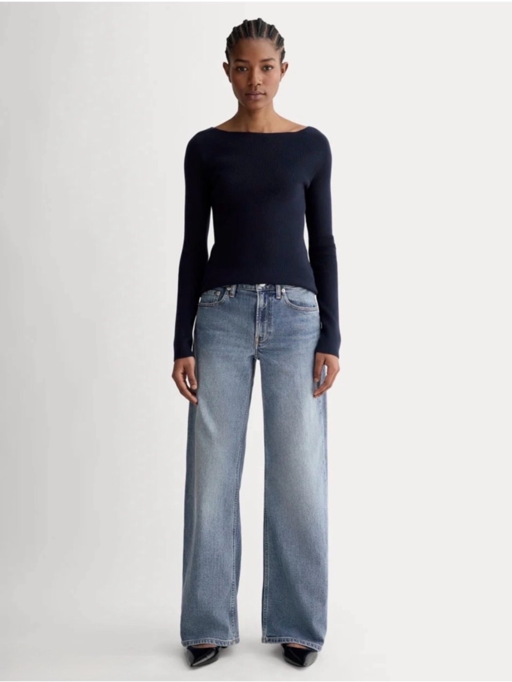 Everlane The Mid-Way Jean in Vintage Blue